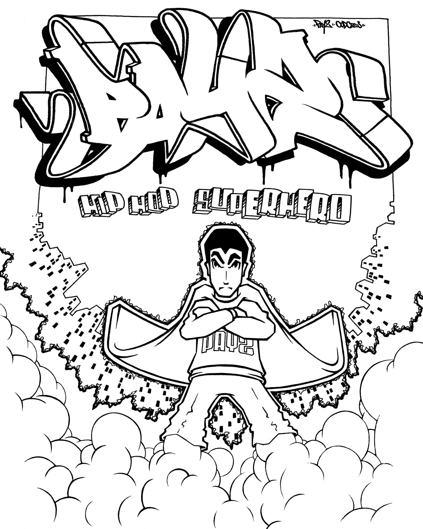 Graffiti Style Coloring Book