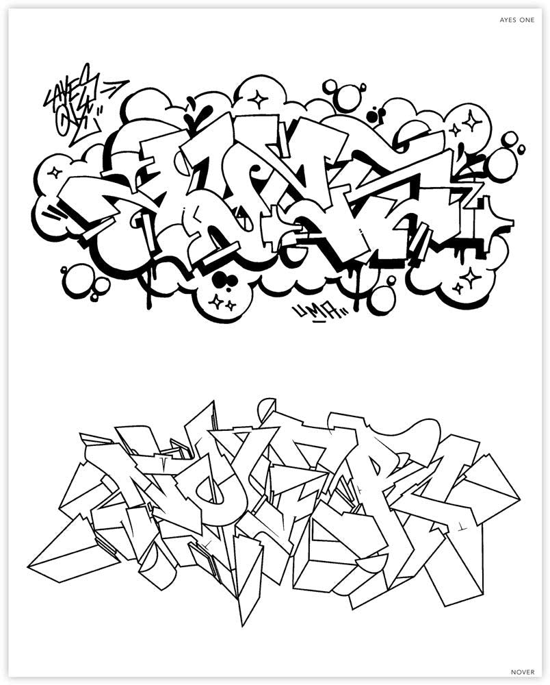 Graffiti Style Coloring Book