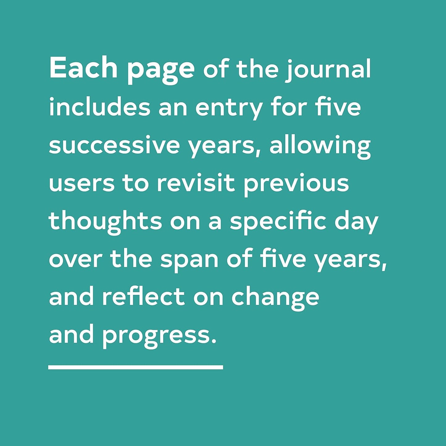 One Line A Day: A Five-Year Memory Book