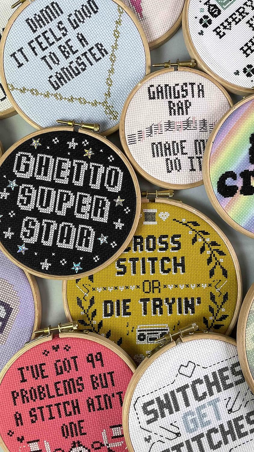 Cross Stitch Or Die Tryin': 30 Patterns for Hip Hop Lovers