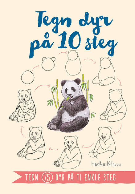 Tegn dyr på 10 steg
